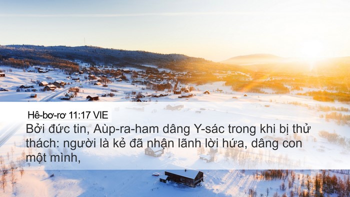 Hê-bơ-rơ 11:17 VIE Bible Verse Image