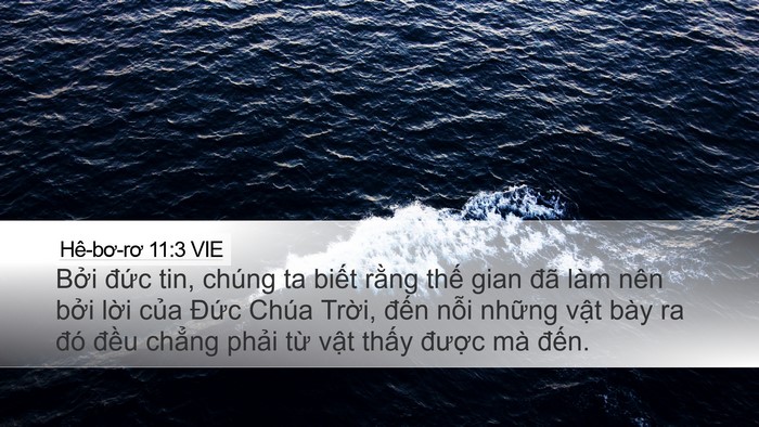 Hê-bơ-rơ 11:3 VIE Bible Verse Image