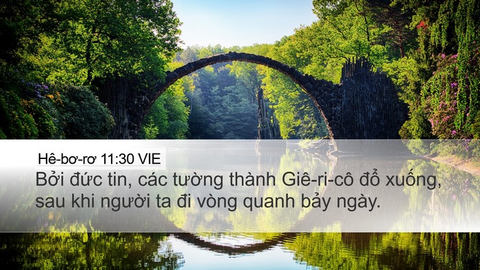 Hê-bơ-rơ 11:30 VIE Bible Verse Image