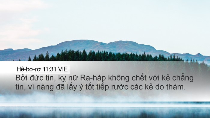 Hê-bơ-rơ 11:31 VIE Bible Verse Image