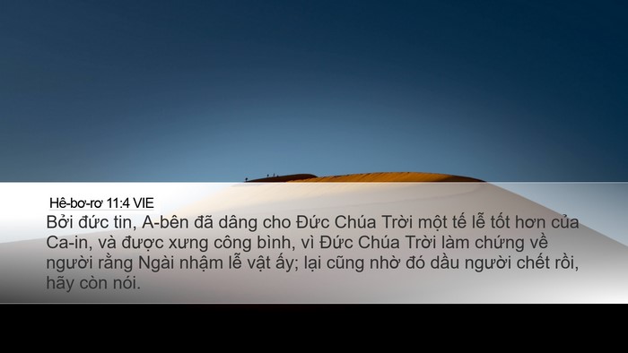 Hê-bơ-rơ 11:4 VIE Bible Verse Image
