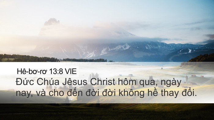 Hê-bơ-rơ 13:8 VIE Bible Verse Image
