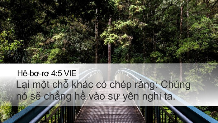 Hê-bơ-rơ 4:5 VIE Bible Verse Image