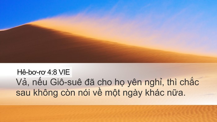 Hê-bơ-rơ 4:8 VIE Bible Verse Image