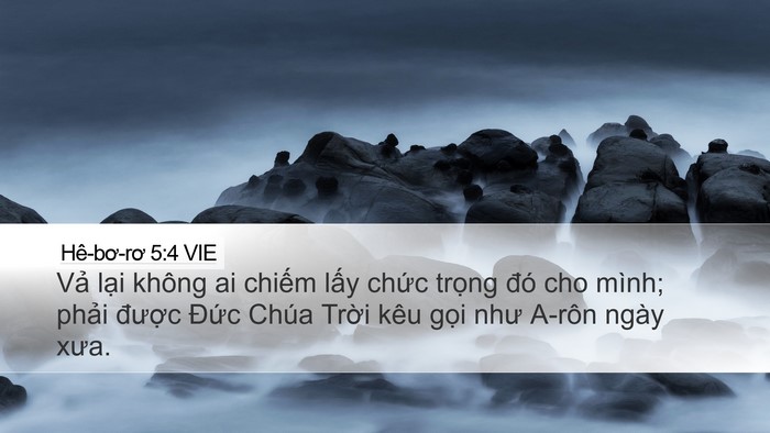 Hê-bơ-rơ 5:4 VIE Bible Verse Image