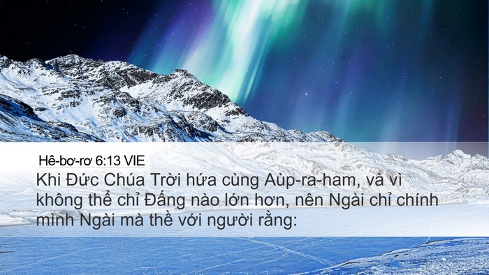 Hê-bơ-rơ 6:13 VIE Bible Verse Image