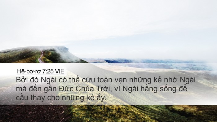 Hê-bơ-rơ 7:25 VIE Bible Verse Image