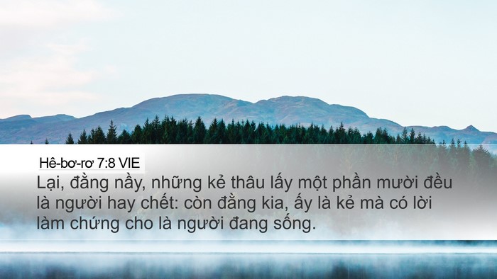 Hê-bơ-rơ 7:8 VIE Bible Verse Image