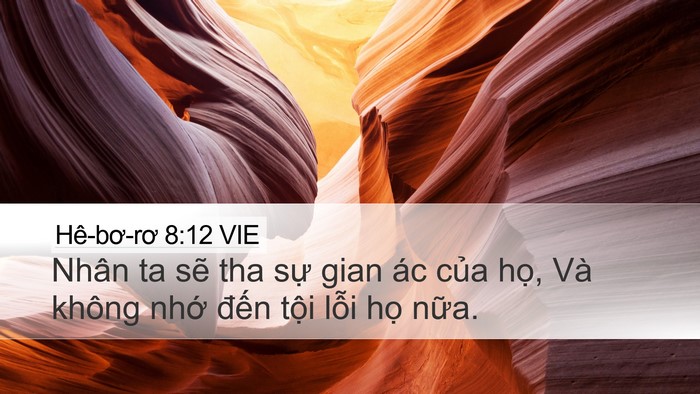 Hê-bơ-rơ 8:12 VIE Bible Verse Image