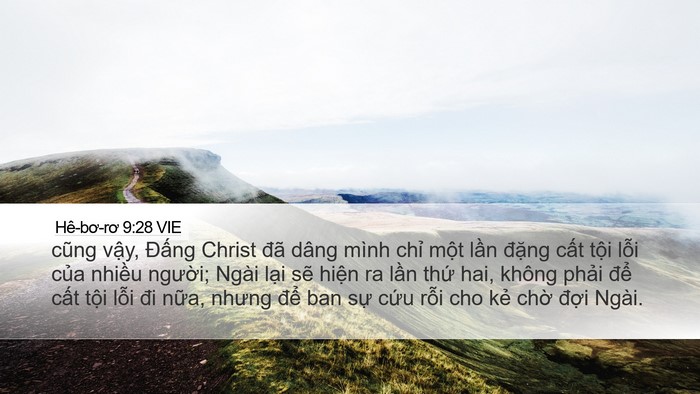 Hê-bơ-rơ 9:28 VIE Bible Verse Image