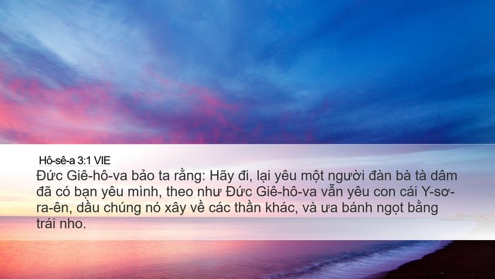 Hô-sê-a 3:1 VIE Bible Verse Image
