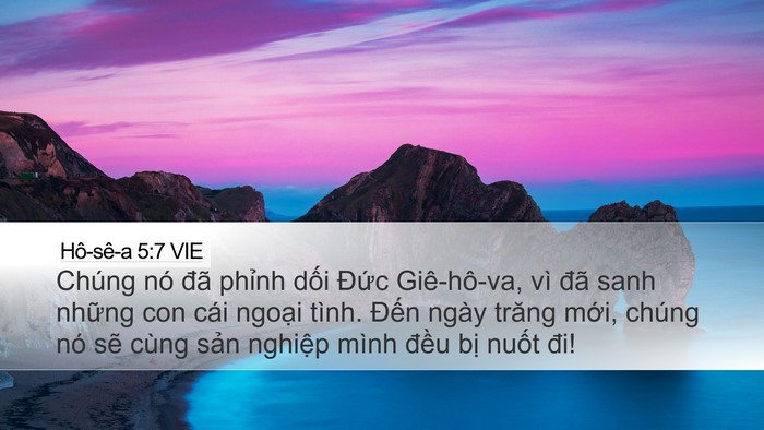 Hô-sê-a 5:7 VIE Bible Verse Image