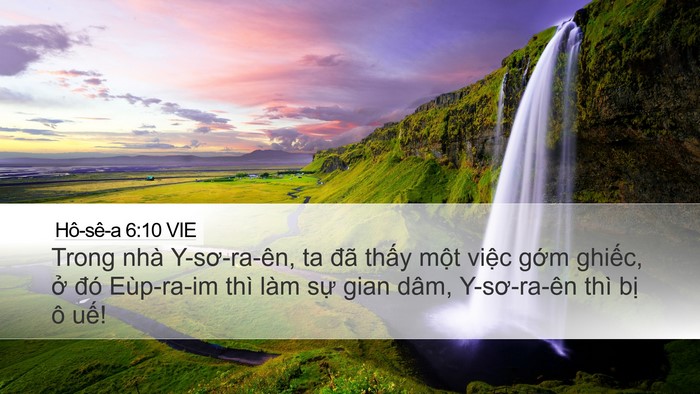 Hô-sê-a 6:10 VIE Bible Verse Image