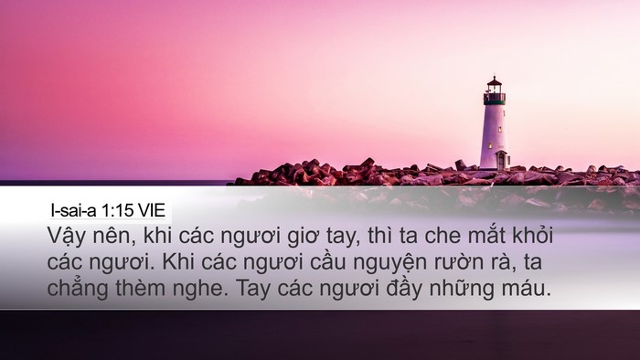 I-sai-a 1:15 VIE Bible Verse Image