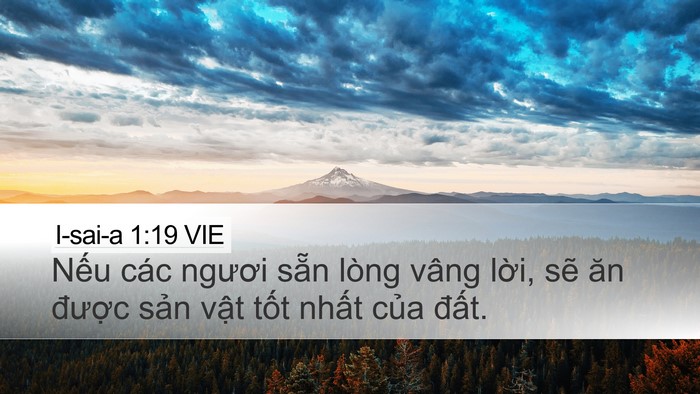 I-sai-a 1:19 VIE Bible Verse Image