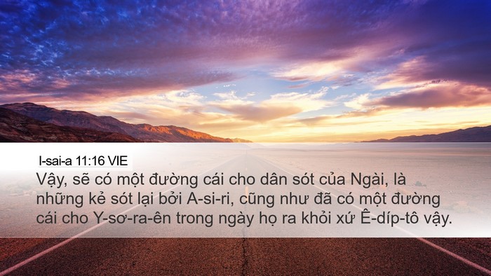 I-sai-a 11:16 VIE Bible Verse Image