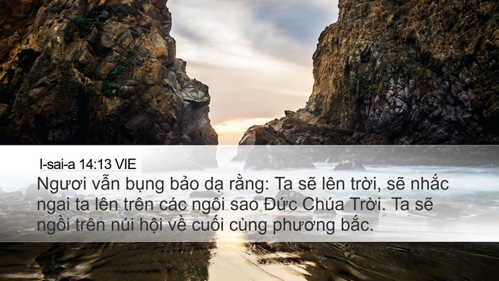 I-sai-a 14:13 VIE Bible Verse Image