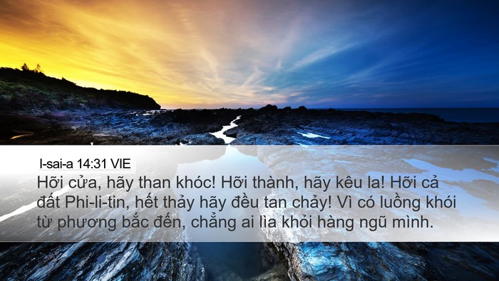 I-sai-a 14:31 VIE Bible Verse Image
