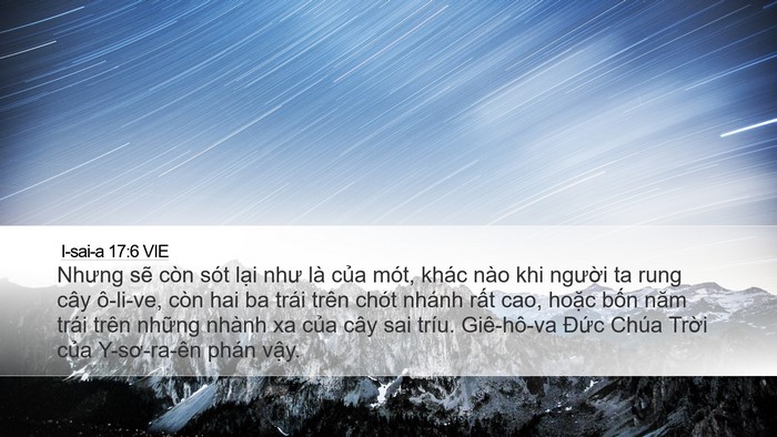 I-sai-a 17:6 VIE Bible Verse Image
