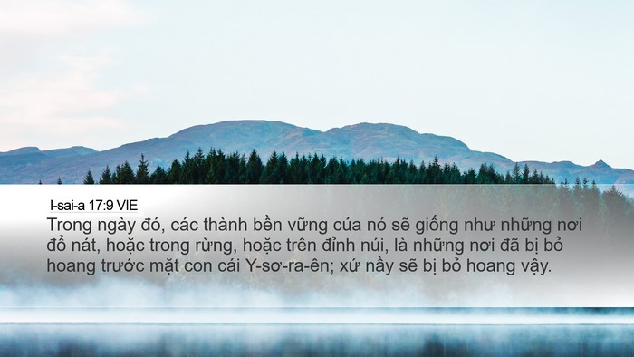 I-sai-a 17:9 VIE Bible Verse Image