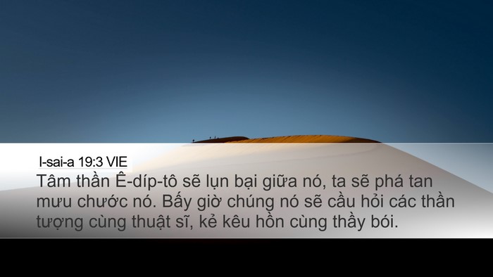 I-sai-a 19:3 VIE Bible Verse Image