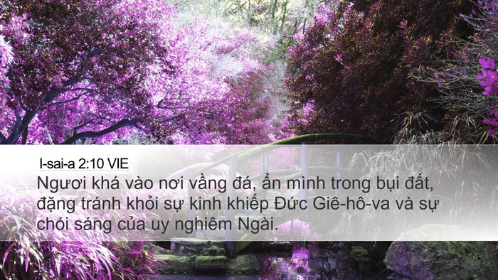 I-sai-a 2:10 VIE Bible Verse Image