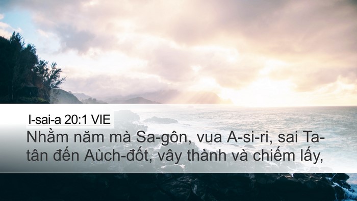 I-sai-a 20:1 VIE Bible Verse Image