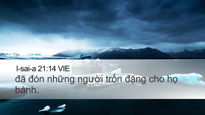 I-sai-a 21:14 VIE Bible Verse Image