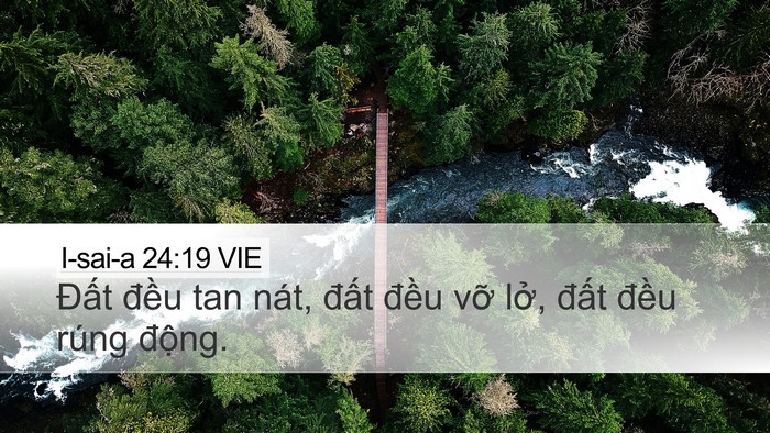 I-sai-a 24:19 VIE Bible Verse Image