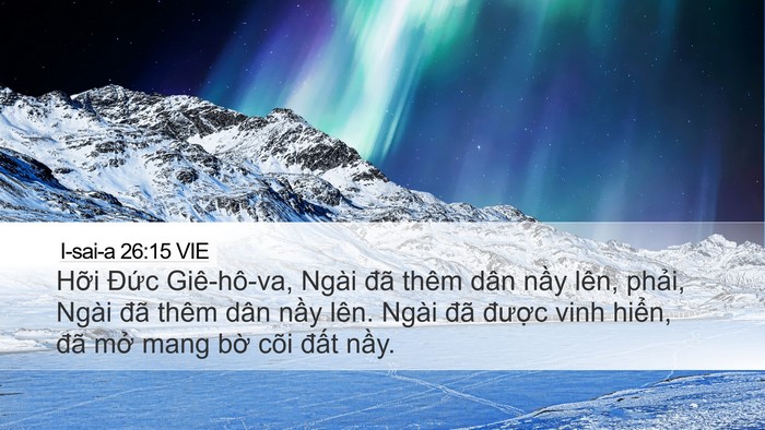 I-sai-a 26:15 VIE Bible Verse Image