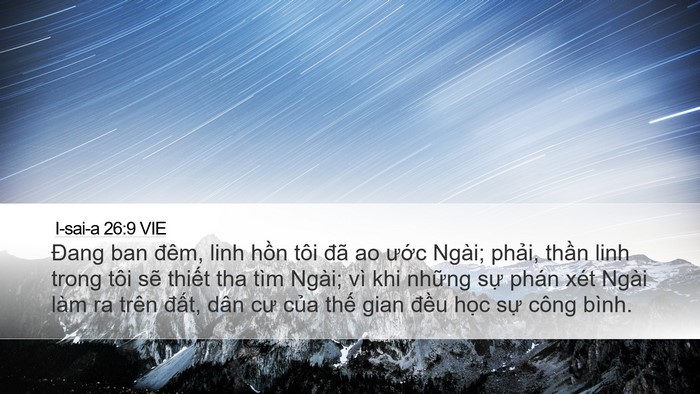 I-sai-a 26:9 VIE Bible Verse Image