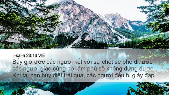 I-sai-a 28:18 VIE Bible Verse Image