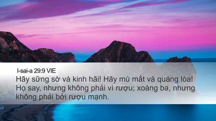 I-sai-a 29:9 VIE Bible Verse Image