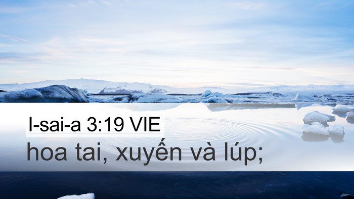 I-sai-a 3:19 VIE Desktop Wallpaper - hoa tai, xuyến và - Desktop Bible Verse Wallpaper