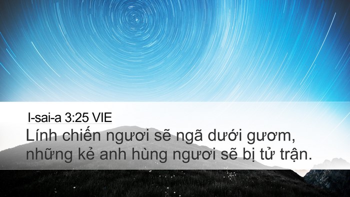 I-sai-a 3:25 VIE Bible Verse Image