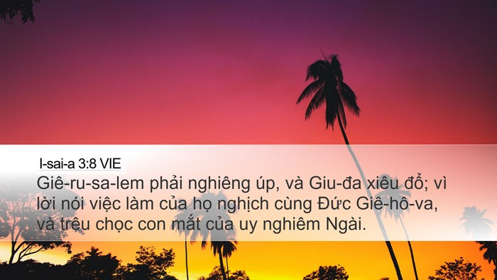 I-sai-a 3:8 VIE Bible Verse Image