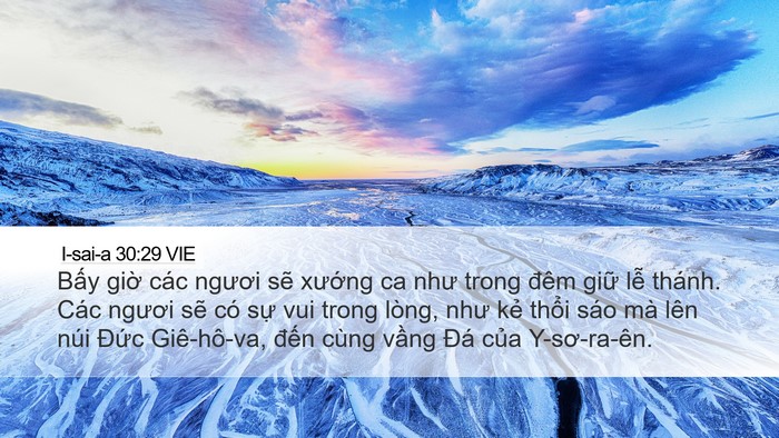 I-sai-a 30:29 VIE Bible Verse Image