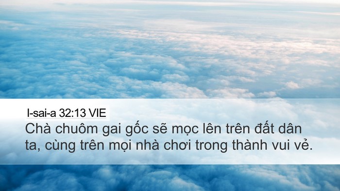 I-sai-a 32:13 VIE Bible Verse Image