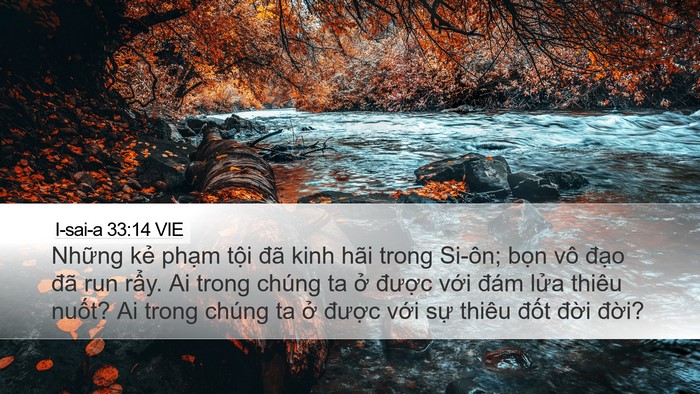 I-sai-a 33:14 VIE Bible Verse Image