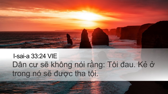 I-sai-a 33:24 VIE Bible Verse Image
