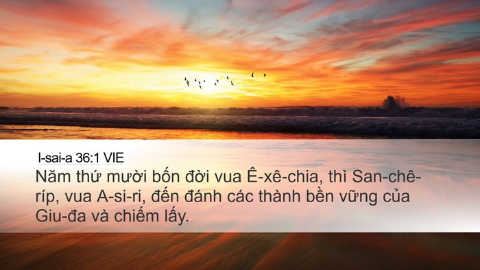 I-sai-a 36:1 VIE Bible Verse Image