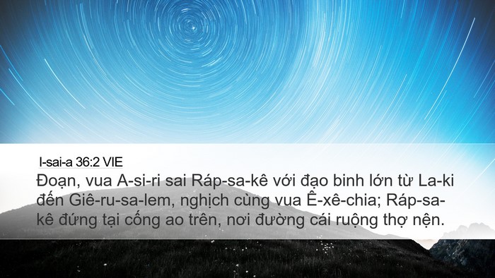 I-sai-a 36:2 VIE Bible Verse Image