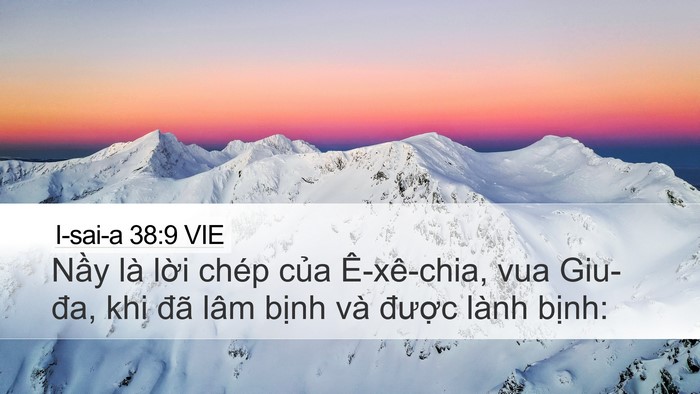 I-sai-a 38:9 VIE Bible Verse Image