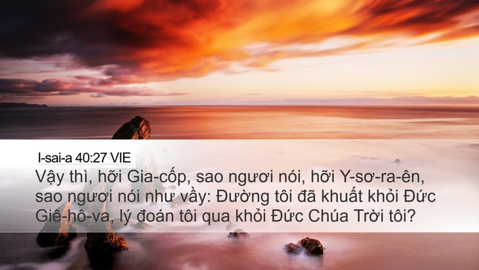 I-sai-a 40:27 VIE Bible Verse Image