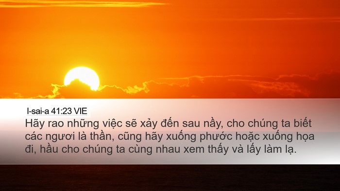 I-sai-a 41:23 VIE Bible Verse Image