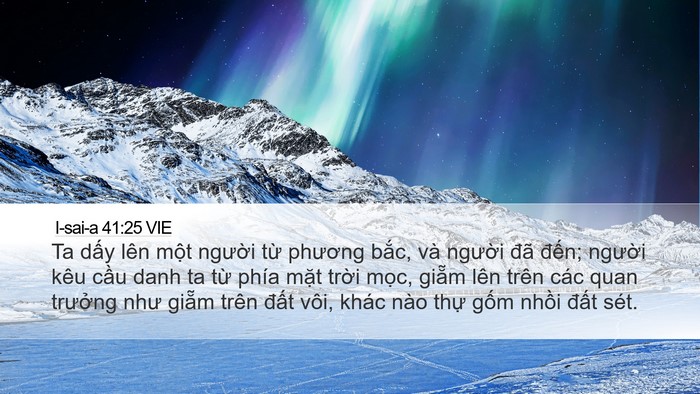 I-sai-a 41:25 VIE Bible Verse Image