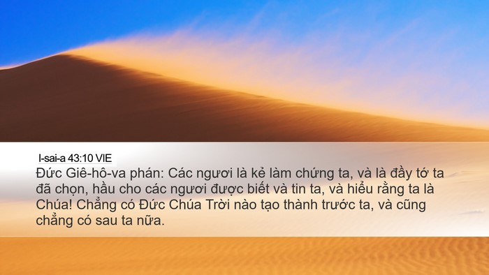 I-sai-a 43:10 VIE Bible Verse Image