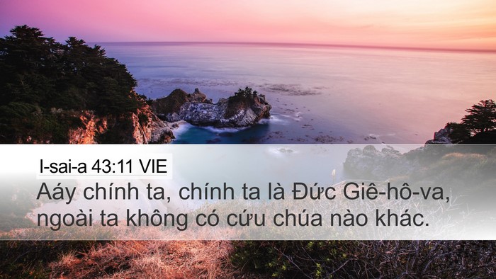 I-sai-a 43:11 VIE Bible Verse Image