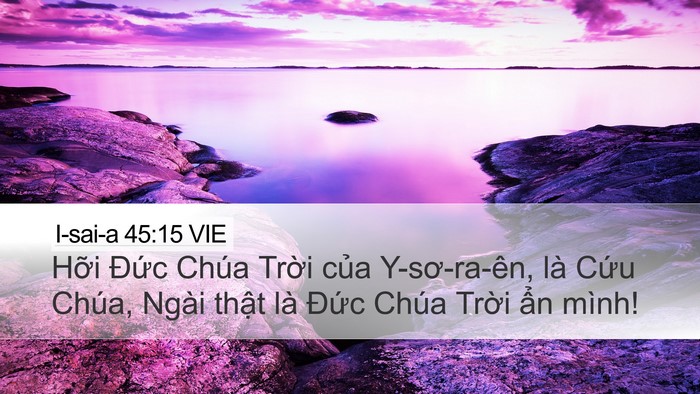 I-sai-a 45:15 VIE Bible Verse Image