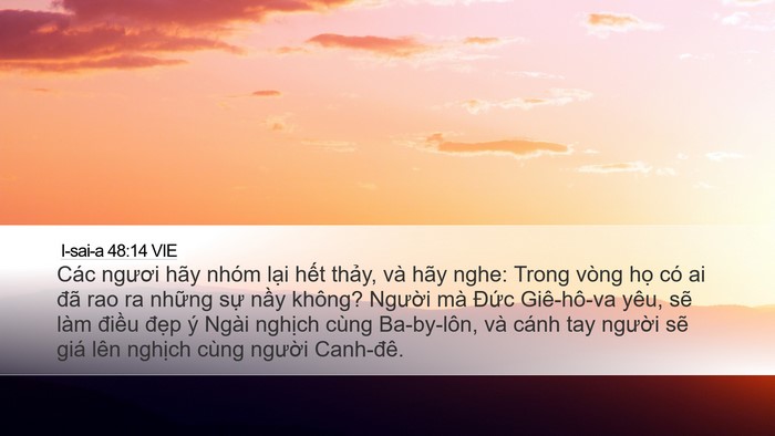 I-sai-a 48:14 VIE Bible Verse Image
